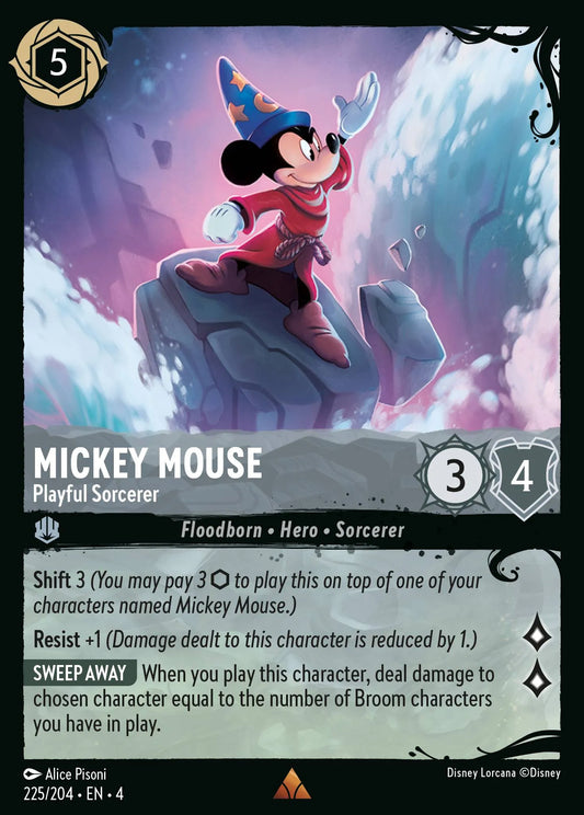 Mickey Mouse - Playful Sorcerer Disney Lorcana card