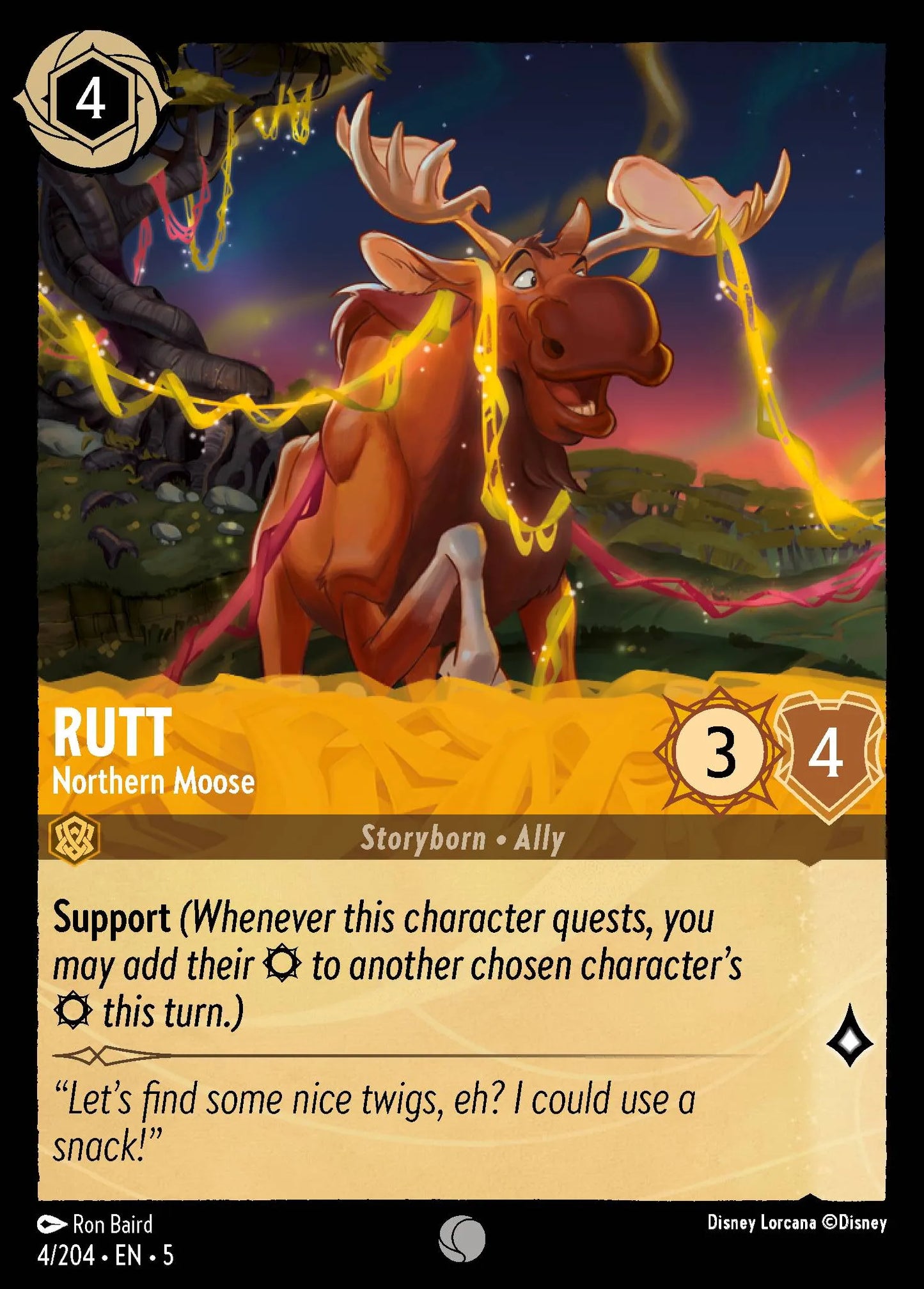 Rutt - Northern Moose | Shimmering Skies #4 (Near Mint) | Disney Lorcana Single Australia (Near Mint)