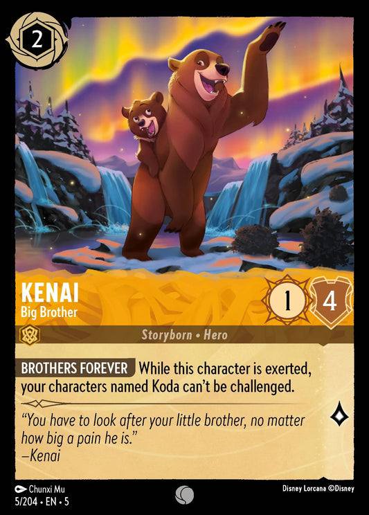 Kenai - Big Brother | Shimmering Skies #5 (Near Mint Foil) | Disney Lorcana Single Australia (Near Mint)