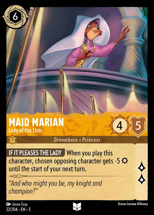 Maid Marian - Lady of the Lists | Shimmering Skies #22 (Near Mint) | Disney Lorcana Single Australia (Near Mint)