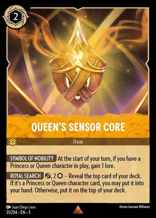 Queen's Sensor Core | Shimmering Skies #31 (Near Mint Foil) | Disney Lorcana Single Australia (Near Mint)
