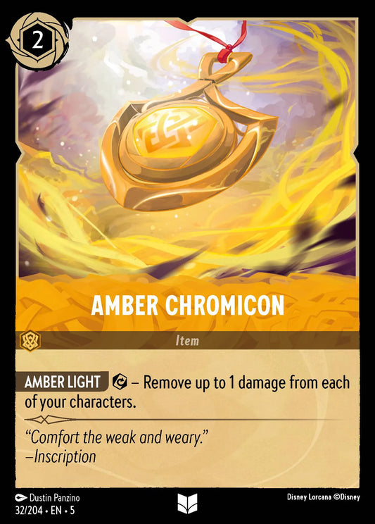 Amber Chromicon | Shimmering Skies #32 (Near Mint) | Disney Lorcana Single Australia (Near Mint)
