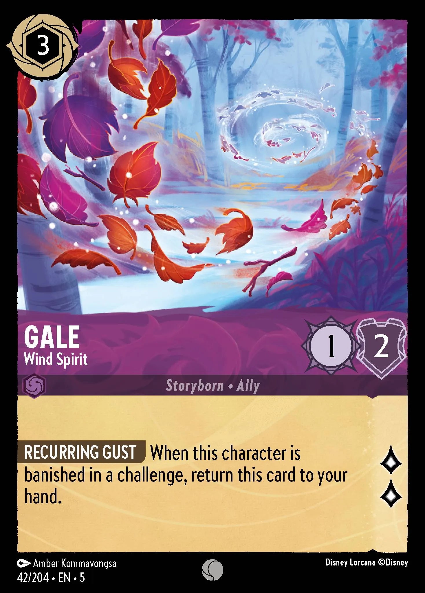 Gale - Wind Spirit | Shimmering Skies #42 (Near Mint) | Disney Lorcana Single Australia (Near Mint)