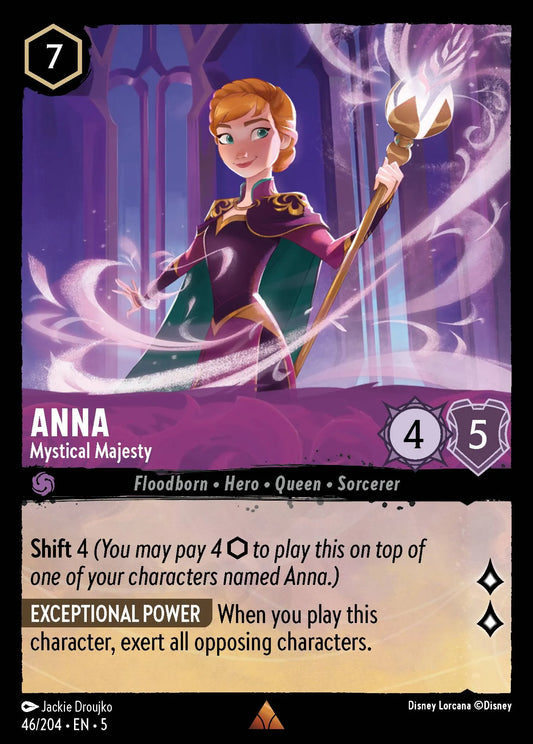 Anna - Mystical Majesty | Shimmering Skies #46 (Near Mint) | Disney Lorcana Single Australia (Near Mint)