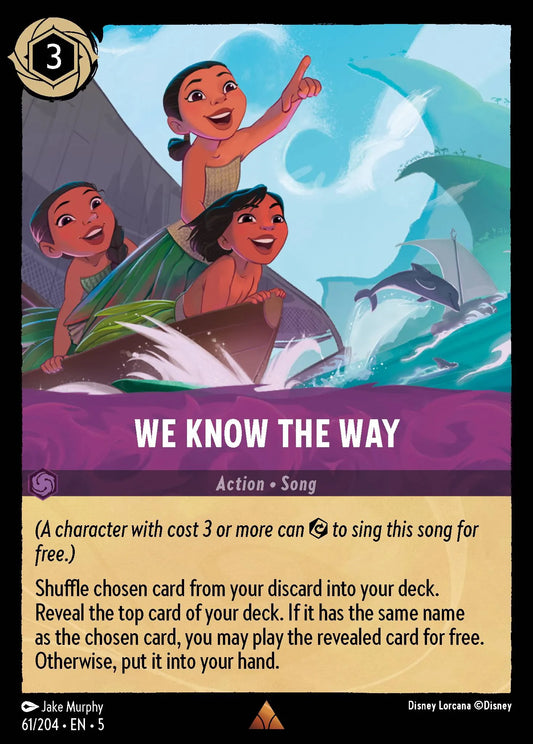 We Know the Way | Shimmering Skies #61 (Near Mint) | Disney Lorcana Single Australia (Near Mint)