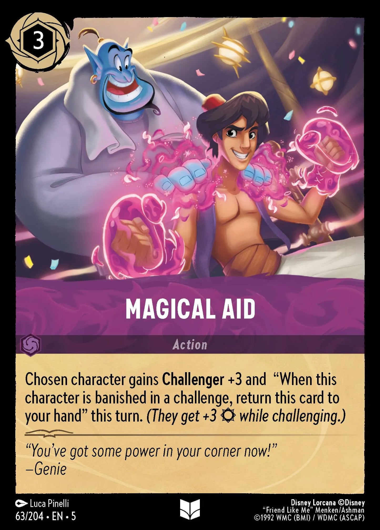 Magical Aid | Shimmering Skies #63 (Near Mint) | Disney Lorcana Single Australia (Near Mint)