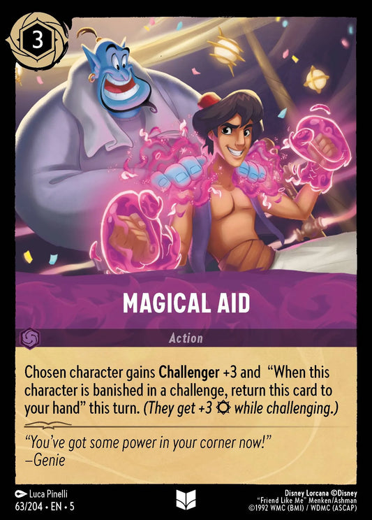 Magical Aid | Shimmering Skies #63 (Near Mint) | Disney Lorcana Single Australia (Near Mint)