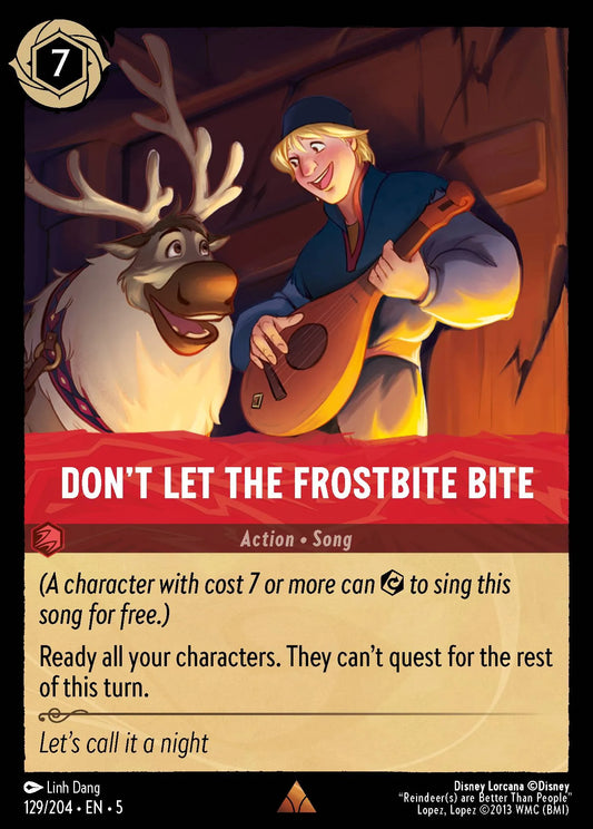Don't Let the Frostbite Bite | Shimmering Skies #129 (Near Mint Foil) | Disney Lorcana Single Australia (Near Mint)