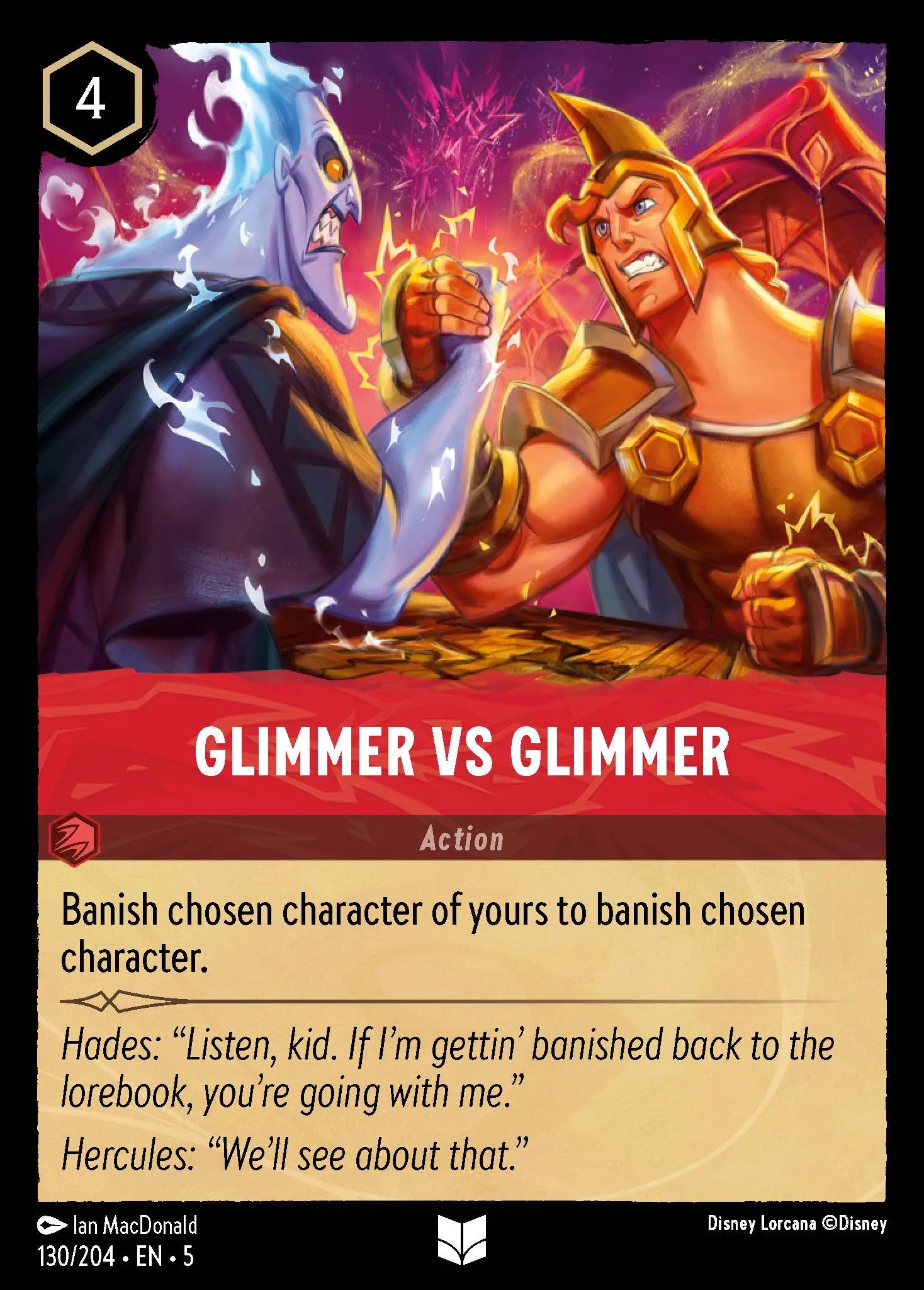 Glimmer vs Glimmer | Shimmering Skies #130 (Near Mint) | Disney Lorcana Single Australia (Near Mint)