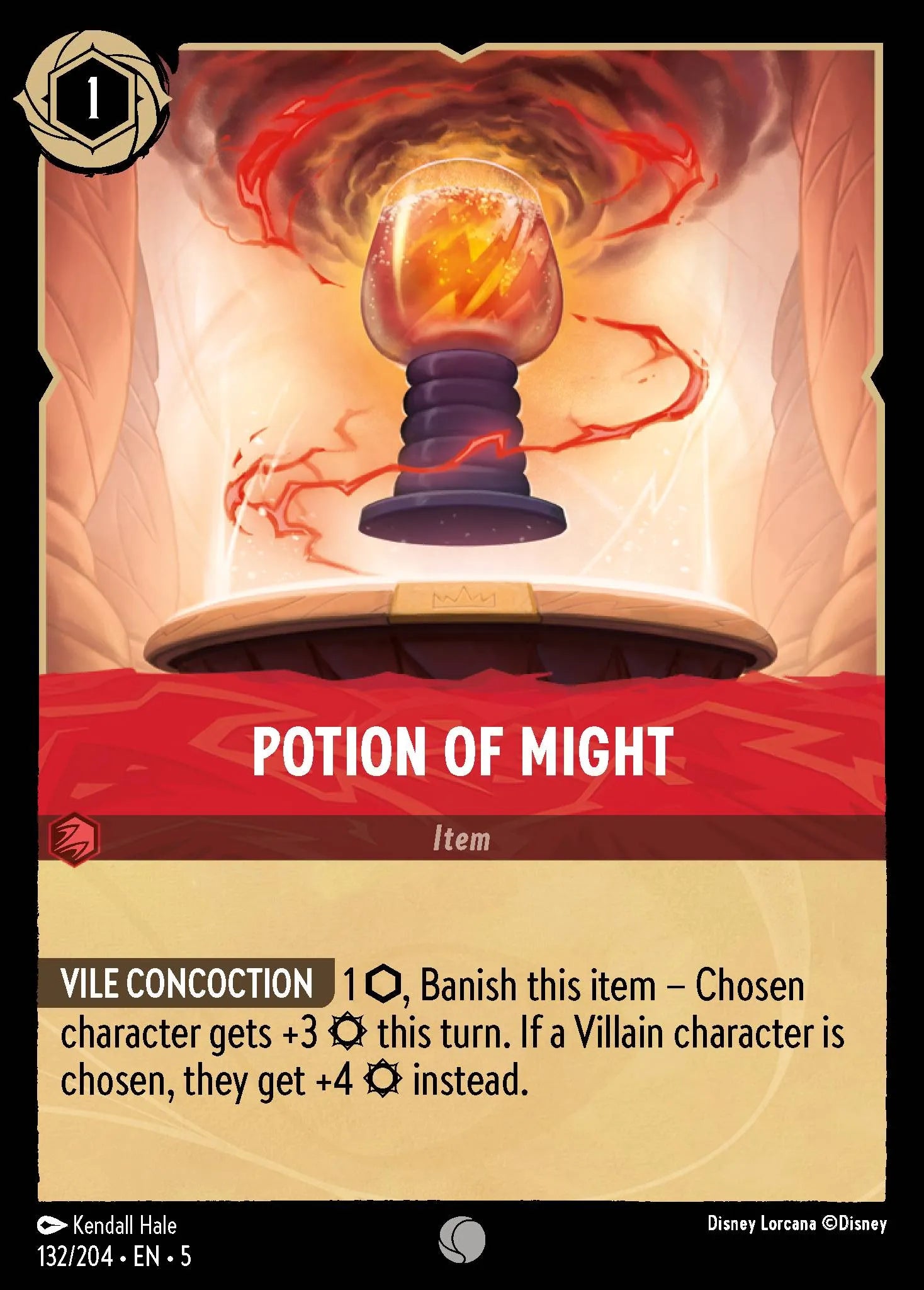 Potion of Might | Shimmering Skies #132 (Near Mint) | Disney Lorcana Single Australia (Near Mint)