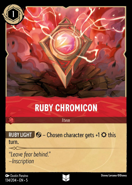 Ruby Chromicon | Shimmering Skies #134 (Near Mint Foil) | Disney Lorcana Single Australia (Near Mint)