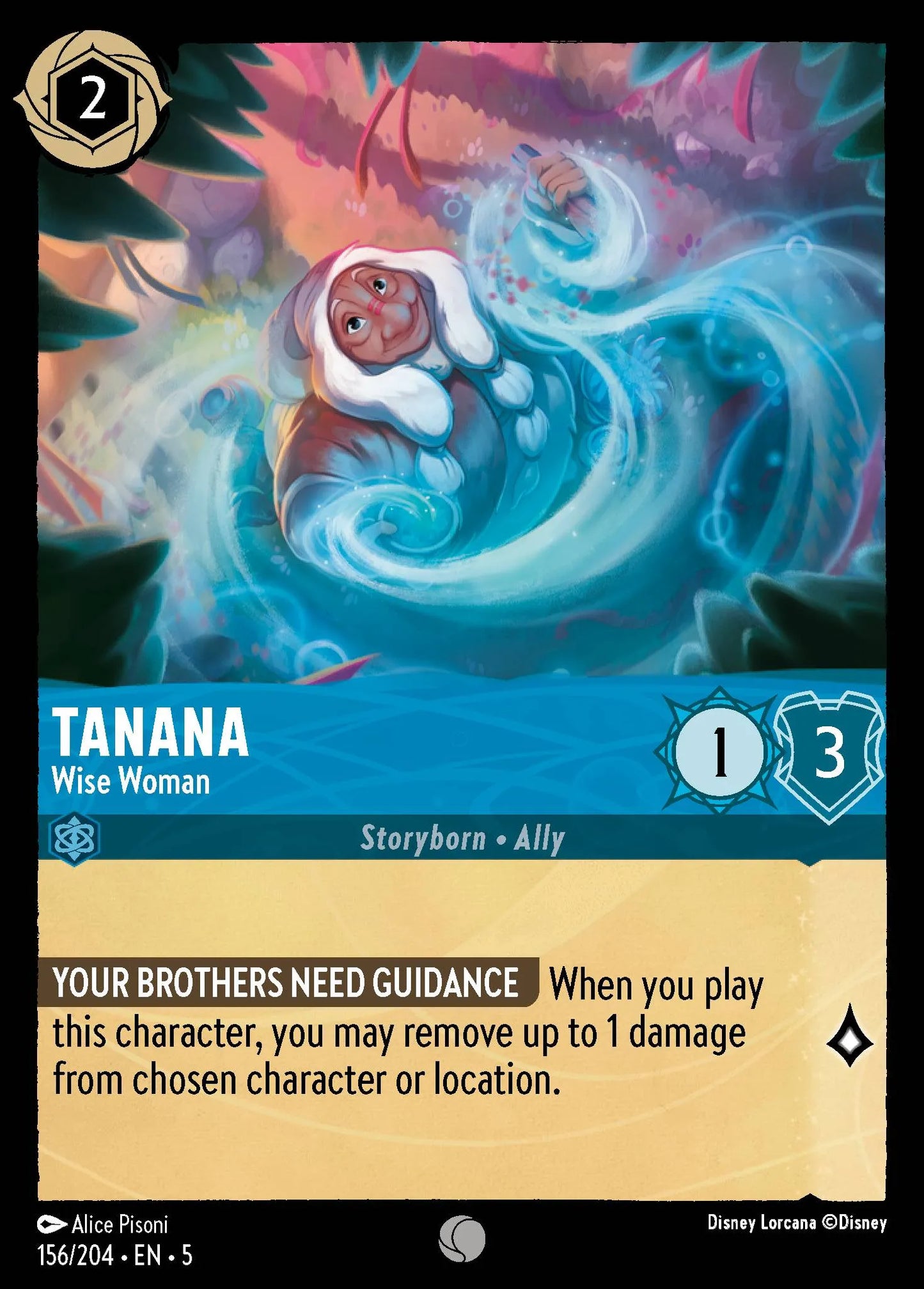 Tanana - Wise Woman | Shimmering Skies #156 (Near Mint) | Disney Lorcana Single Australia (Near Mint)