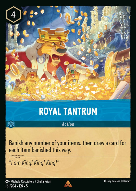 Royal Tantrum | Shimmering Skies #161 (Near Mint) | Disney Lorcana Single Australia (Near Mint)