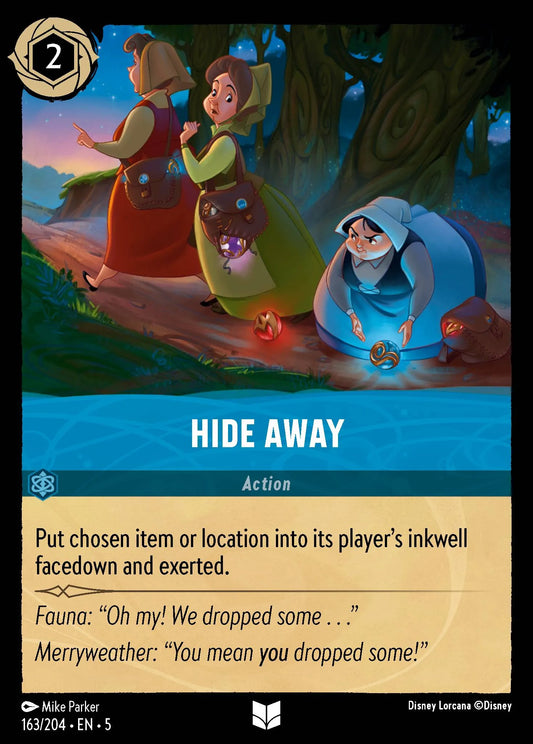 Hide Away | Shimmering Skies #163 (Near Mint Foil) | Disney Lorcana Single Australia (Near Mint)