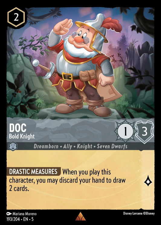 Doc - Bold Knight | Shimmering Skies #193 (Near Mint Foil) | Disney Lorcana Single Australia (Near Mint)