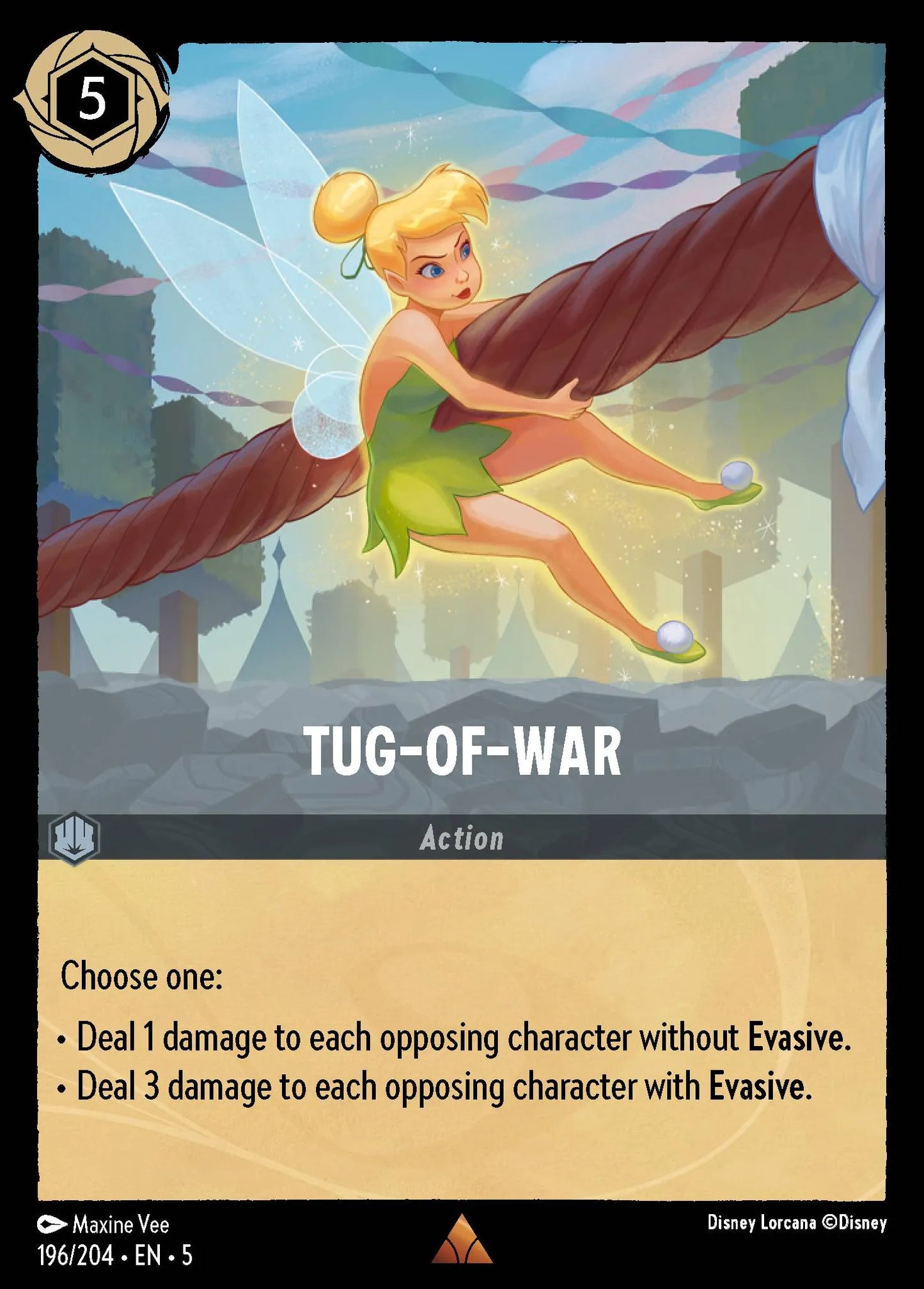 Tug-of-War | Shimmering Skies #196 (Near Mint Foil) | Disney Lorcana Single Australia (Near Mint)
