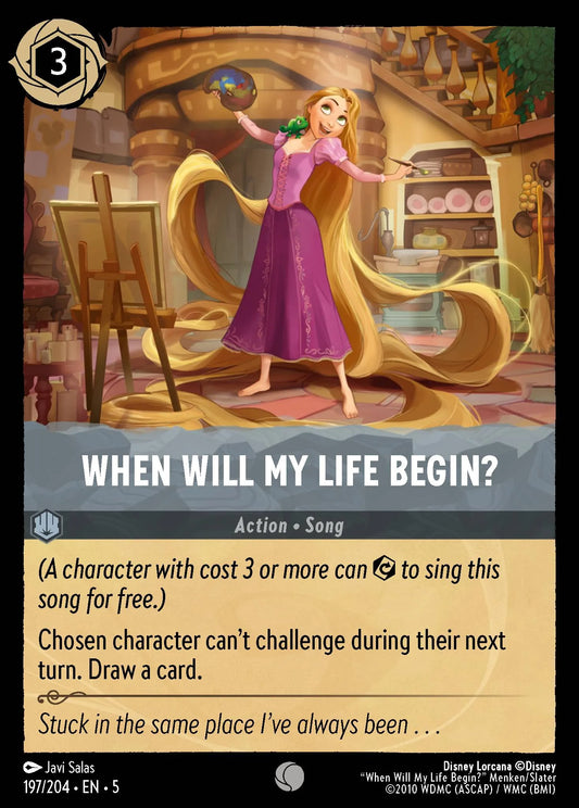 When Will My Life Begin? | Shimmering Skies #197 (Near Mint Foil) | Disney Lorcana Single Australia (Near Mint)