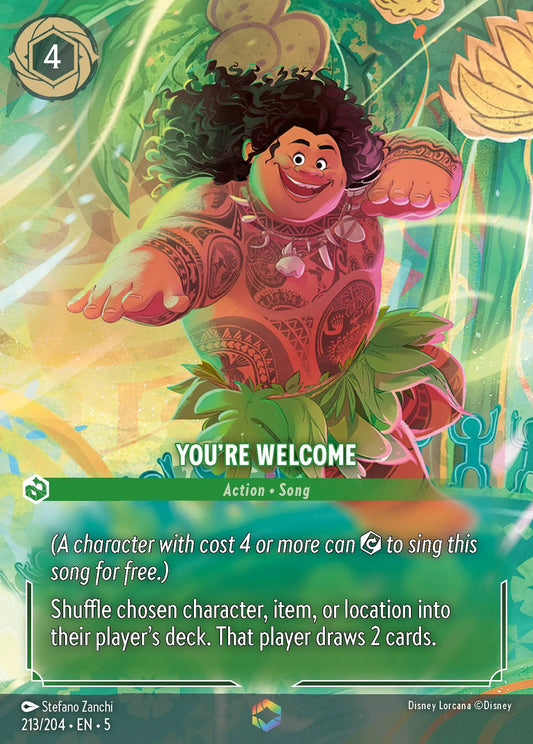 You're Welcome | Shimmering Skies #213 (Near Mint) | Disney Lorcana Single Australia (Near Mint)