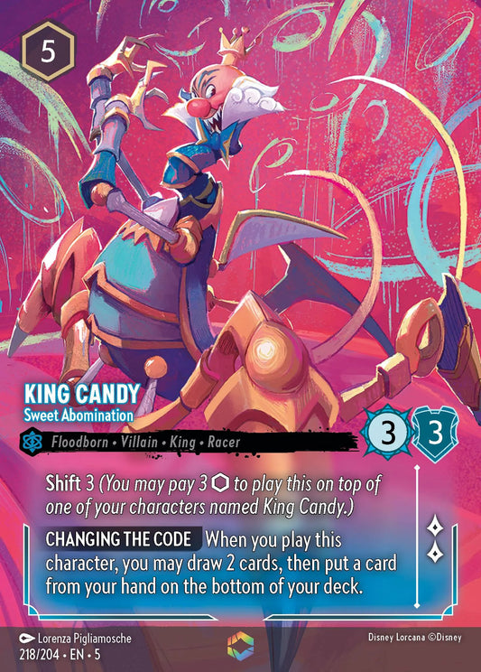 King Candy - Sweet Abomination | Shimmering Skies #218 (Near Mint) | Disney Lorcana Single Australia (Near Mint)