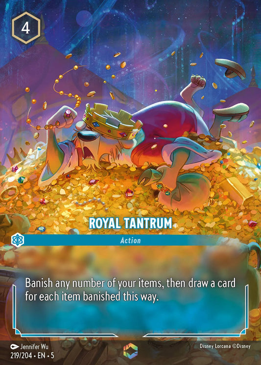 Royal Tantrum | Shimmering Skies #219 (Near Mint) | Disney Lorcana Single Australia (Near Mint)