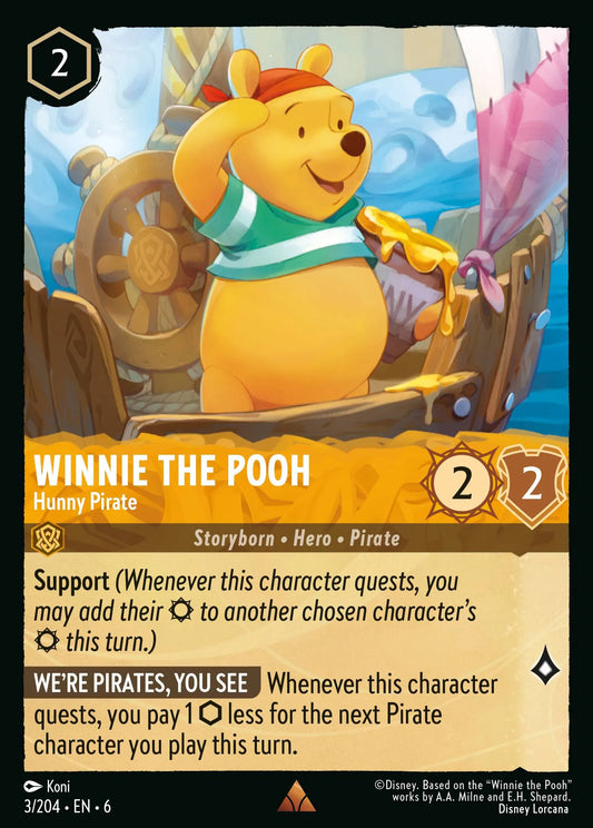 Winnie the Pooh - Hunny Pirate | Azurite Sea #3 (Near Mint) | Disney Lorcana Single Australia (Near Mint)