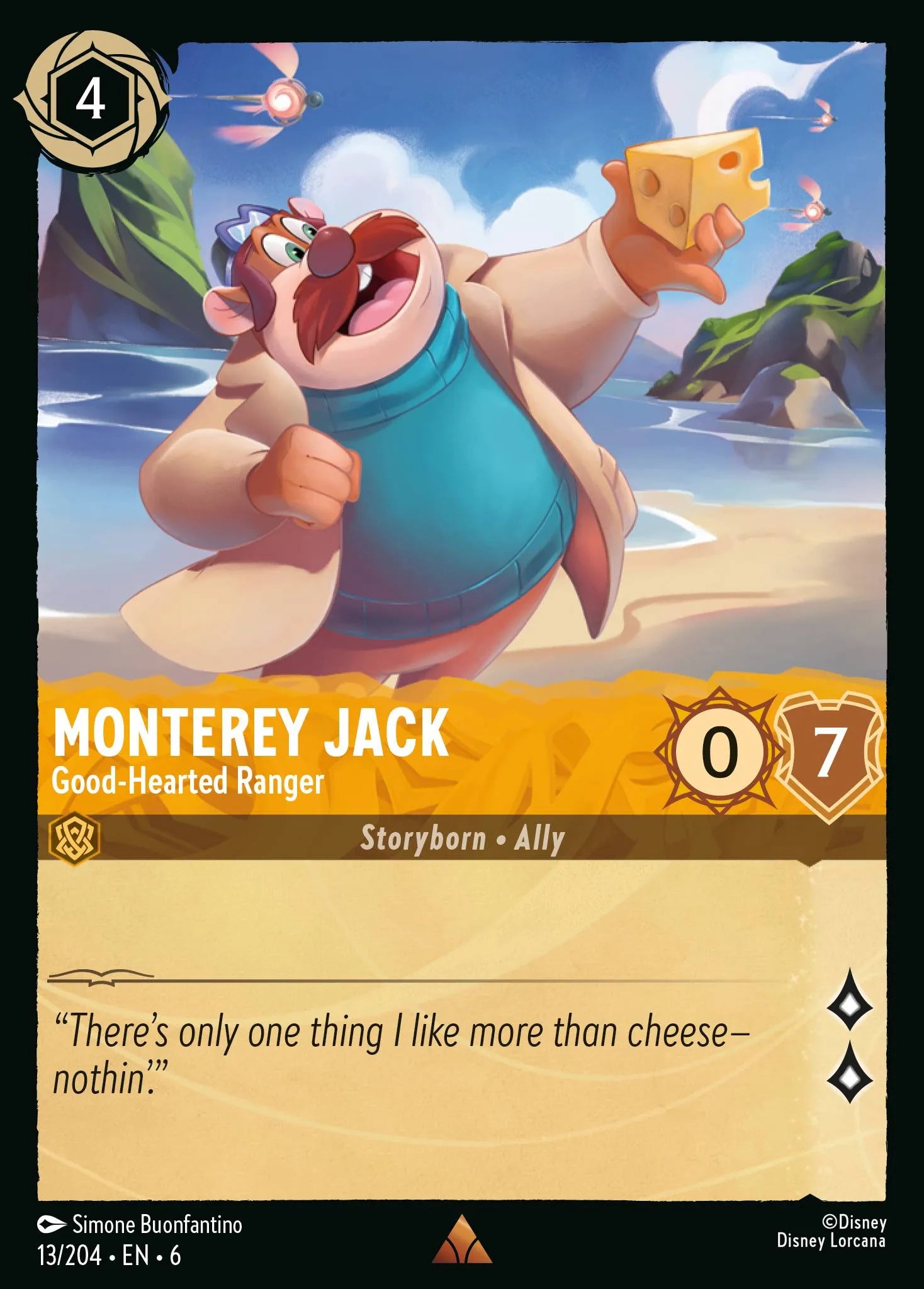 Monterey Jack - Good-Hearted Ranger | Azurite Sea #13 (Near Mint) | Disney Lorcana Single Australia (Near Mint)