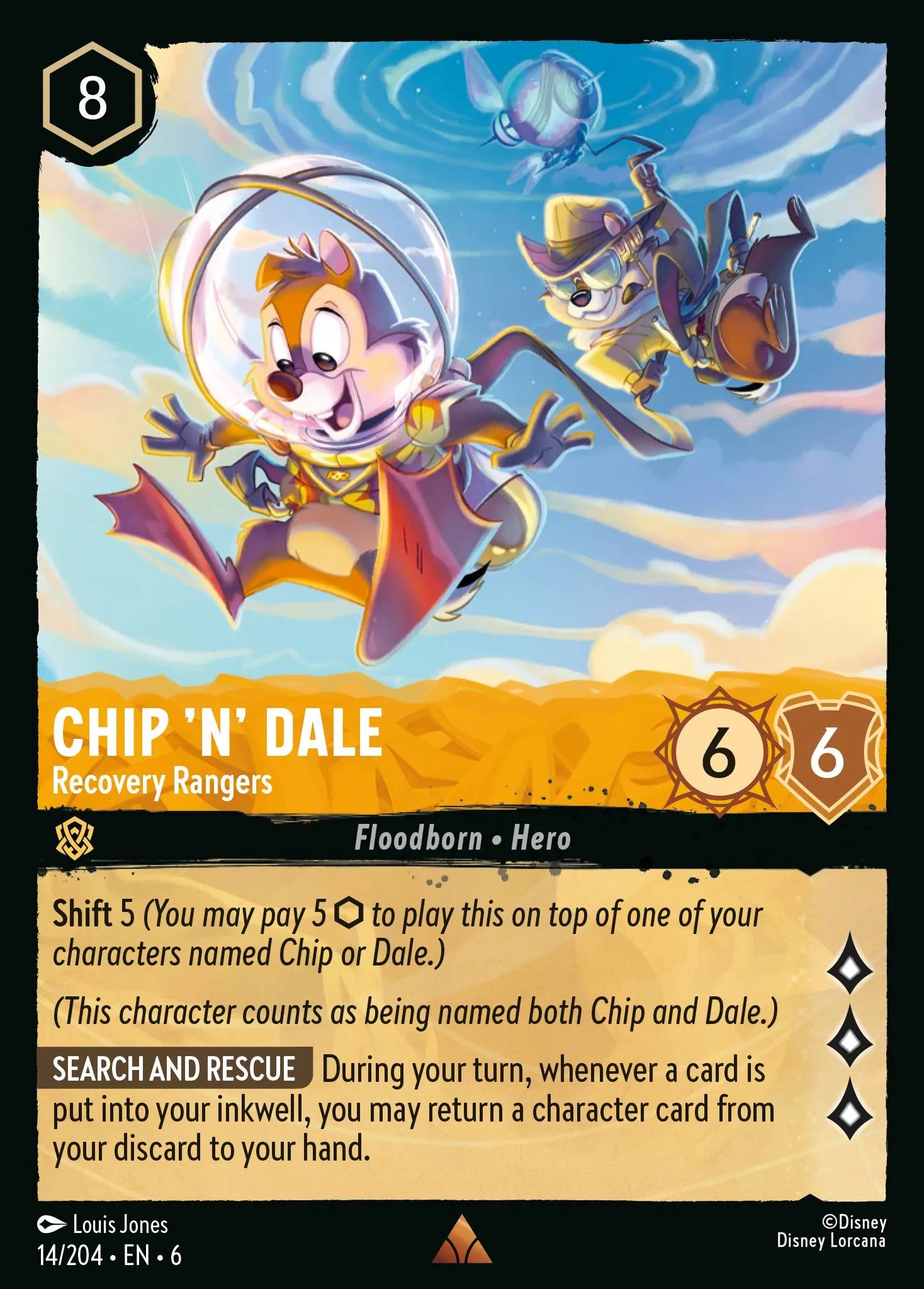 Chip 'n' Dale - Recovery Rangers | Azurite Sea #14 (Near Mint Foil) | Disney Lorcana Single Australia (Near Mint)