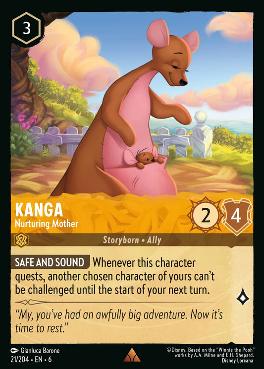 Kanga - Nurturing Mother | Azurite Sea #21 (Near Mint Foil) | Disney Lorcana Single Australia (Near Mint)