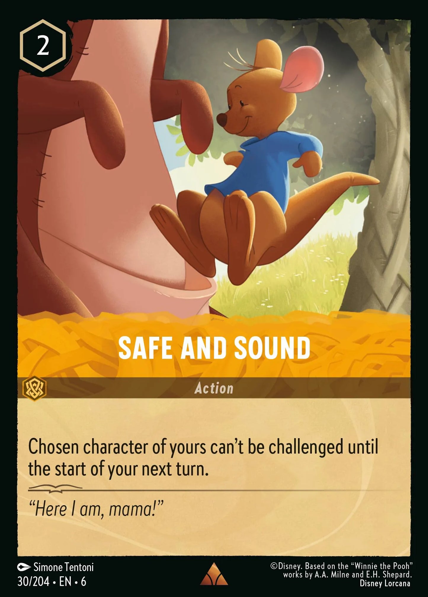 Safe and Sound | Azurite Sea #30 (Near Mint) | Disney Lorcana Single Australia (Near Mint)