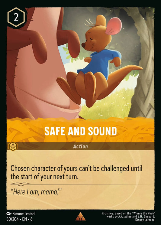 Safe and Sound | Azurite Sea #30 (Near Mint Foil) | Disney Lorcana Single Australia (Near Mint)