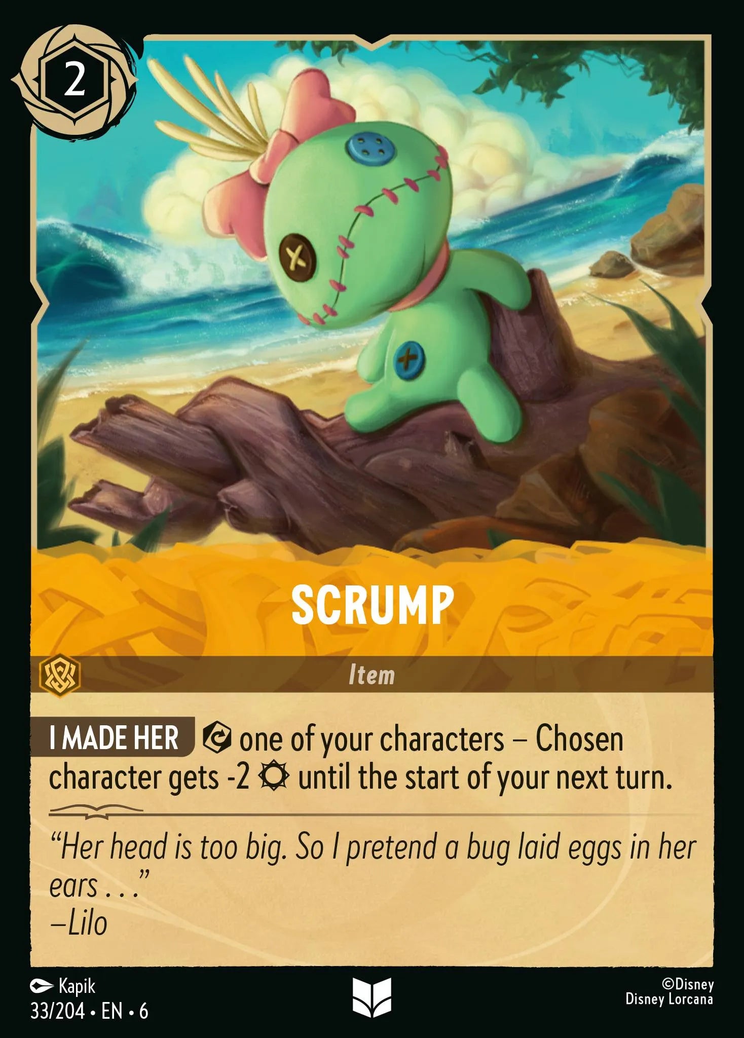 Scrump | Azurite Sea #33 (Near Mint) | Disney Lorcana Single Australia (Near Mint)