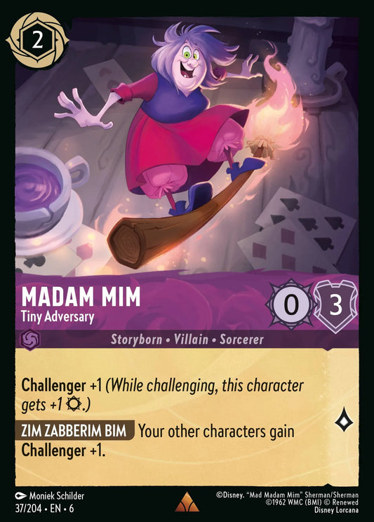 Madam Mim - Tiny Adversary | Azurite Sea #37 (Near Mint Foil) | Disney Lorcana Single Australia (Near Mint)