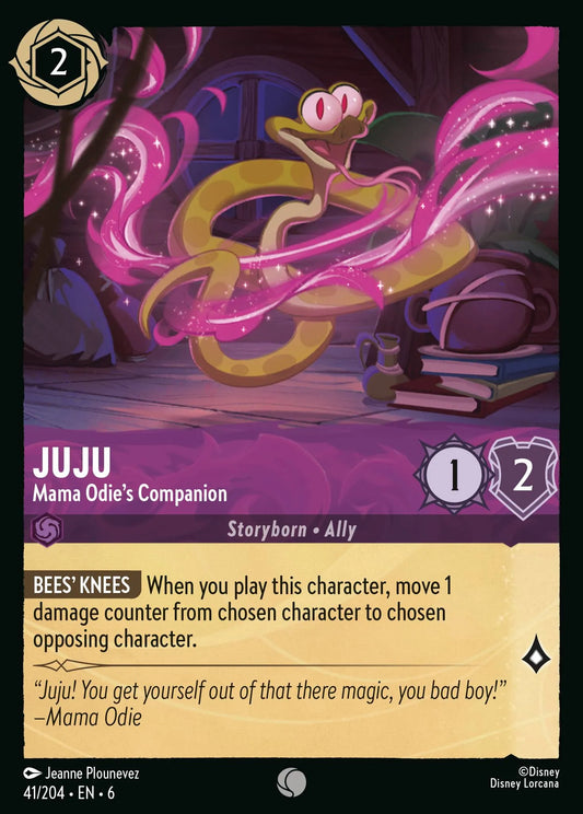 Juju - Mama Odie's Companion | Azurite Sea #41 (Near Mint Foil) | Disney Lorcana Single Australia (Near Mint)