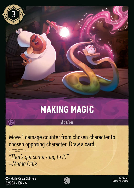Making Magic | Azurite Sea #62 (Near Mint) | Disney Lorcana Single Australia (Near Mint)