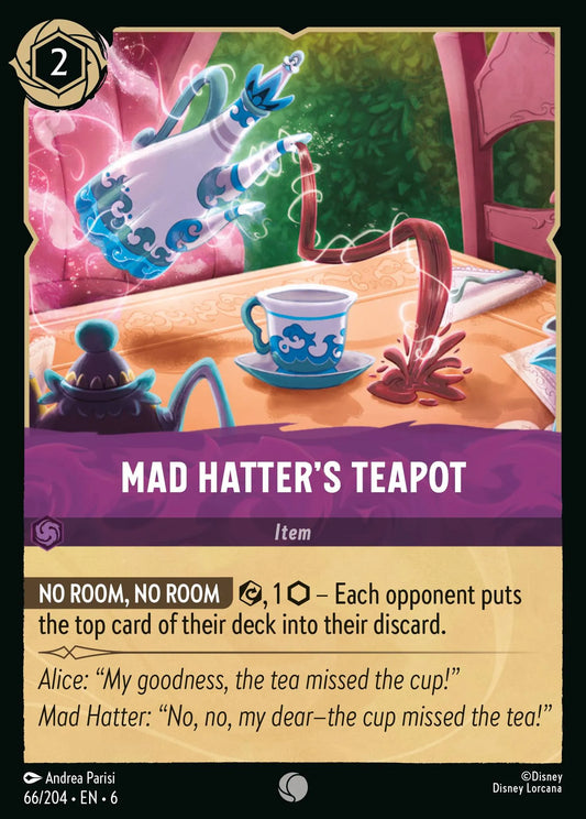 Mad Hatter's Teapot | Azurite Sea #66 (Near Mint) | Disney Lorcana Single Australia (Near Mint)