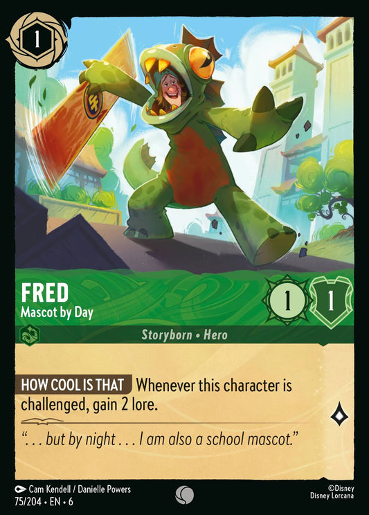 Fred - Mascot by Day | Azurite Sea #75 (Near Mint) | Disney Lorcana Single Australia (Near Mint)