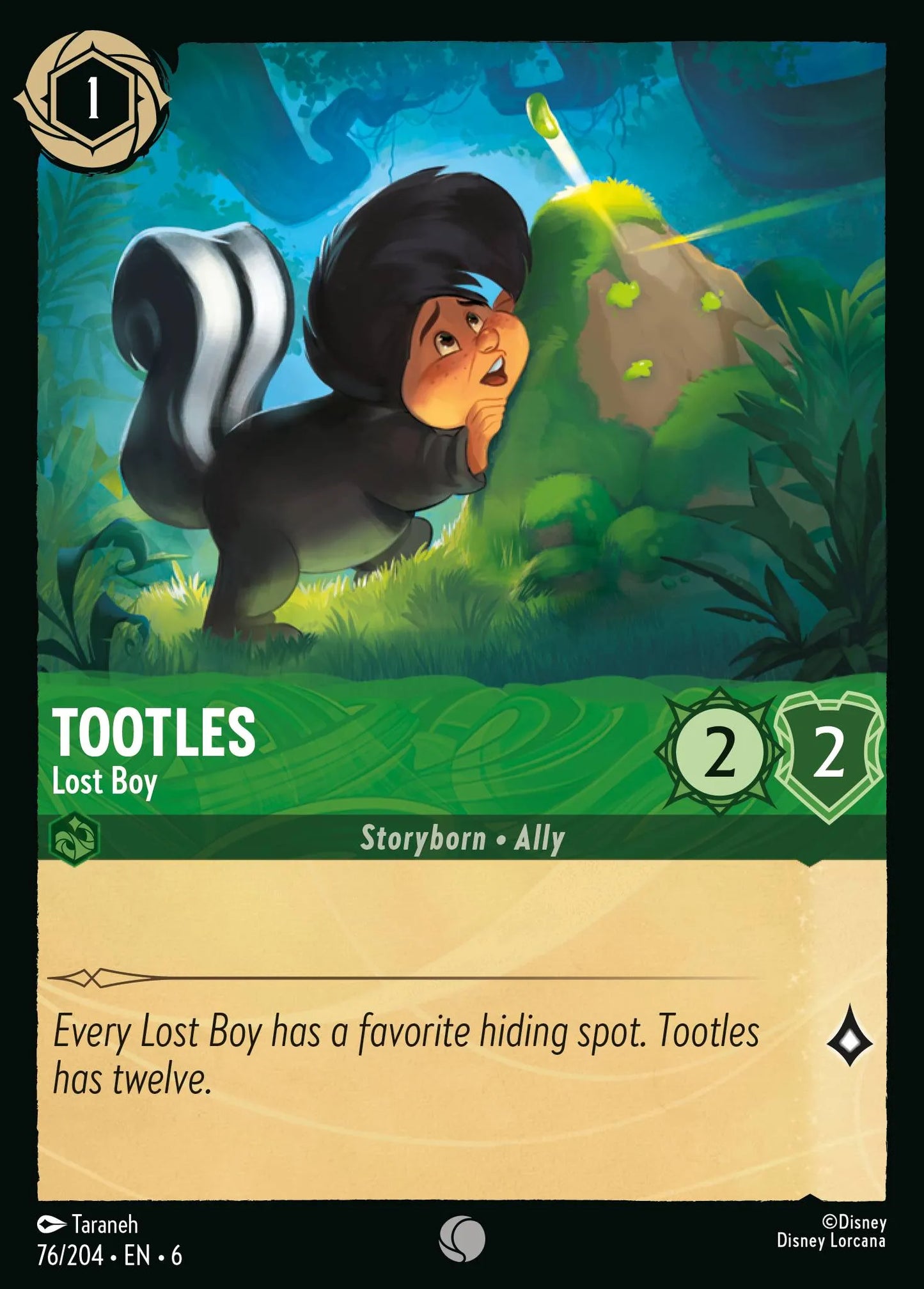 Tootles - Lost Boy | Azurite Sea #76 (Near Mint Foil) | Disney Lorcana Single Australia (Near Mint)
