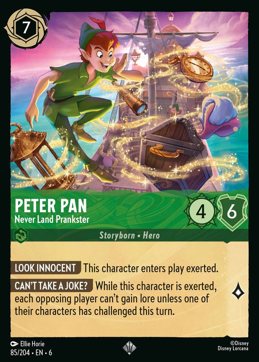 Peter Pan - Never Land Prankster | Azurite Sea #85 (Near Mint) | Disney Lorcana Single Australia (Near Mint)