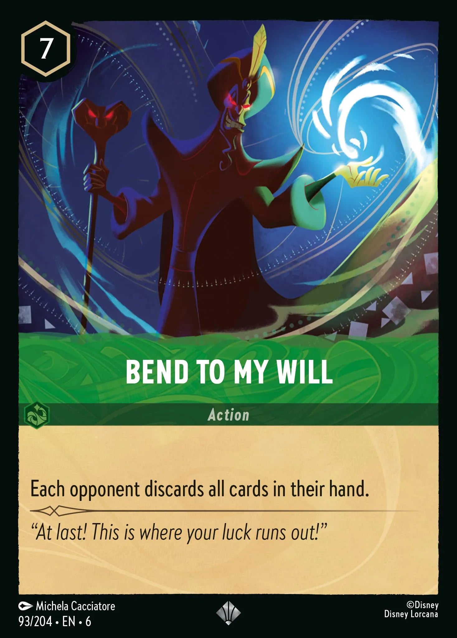 Bend to My Will | Azurite Sea #93 (Near Mint Foil) | Disney Lorcana Single Australia (Near Mint)