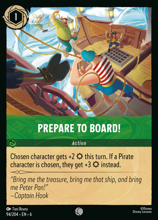 Prepare to Board! | Azurite Sea #94 (Near Mint) | Disney Lorcana Single Australia (Near Mint)