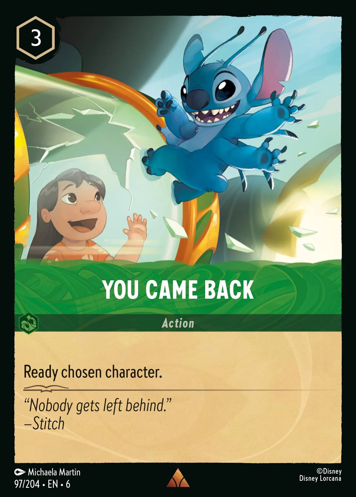 You Came Back | Azurite Sea #97 (Near Mint) | Disney Lorcana Single Australia (Near Mint)