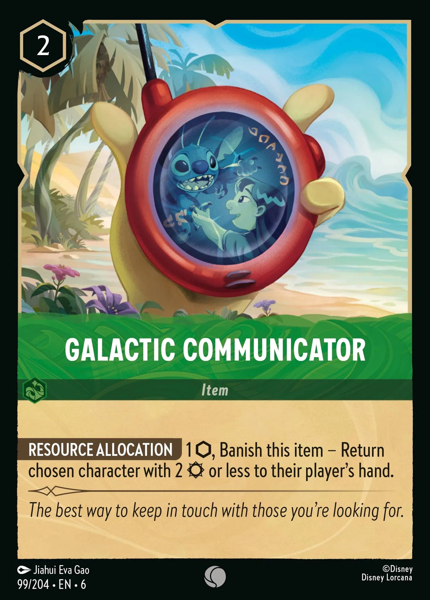 Galactic Communicator | Azurite Sea #99 (Near Mint Foil) | Disney Lorcana Single Australia (Near Mint)