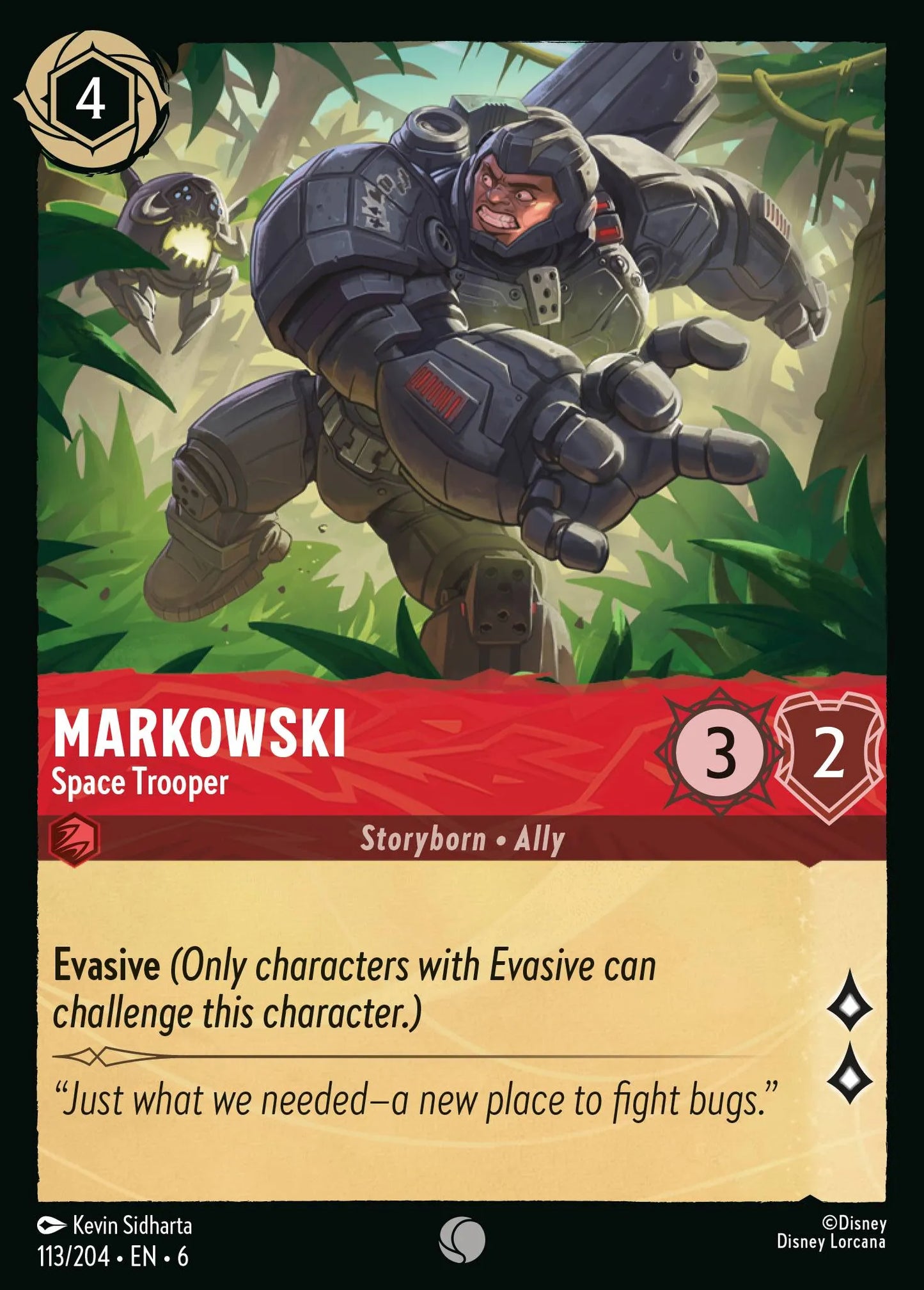 Markowski - Space Trooper | Azurite Sea #113 (Near Mint Foil) | Disney Lorcana Single Australia (Near Mint)