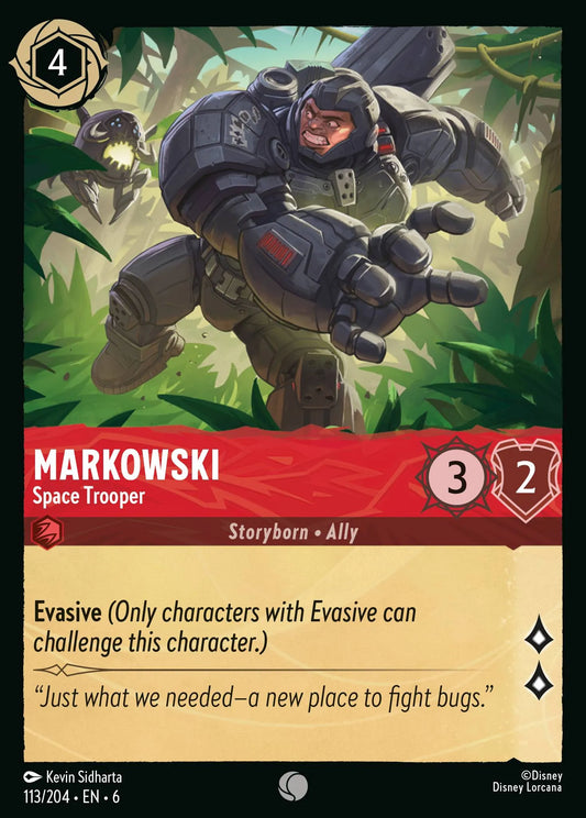 Markowski - Space Trooper | Azurite Sea #113 (Near Mint Foil) | Disney Lorcana Single Australia (Near Mint)