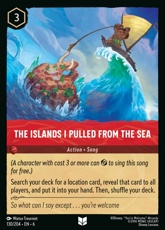 The Islands I Pulled from the Sea | Azurite Sea #130 (Near Mint Foil) | Disney Lorcana Single Australia (Near Mint)