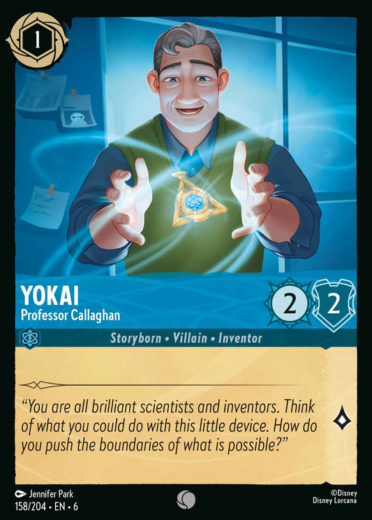 Yokai - Professor Callaghan | Azurite Sea #158 (Near Mint) | Disney Lorcana Single Australia (Near Mint)