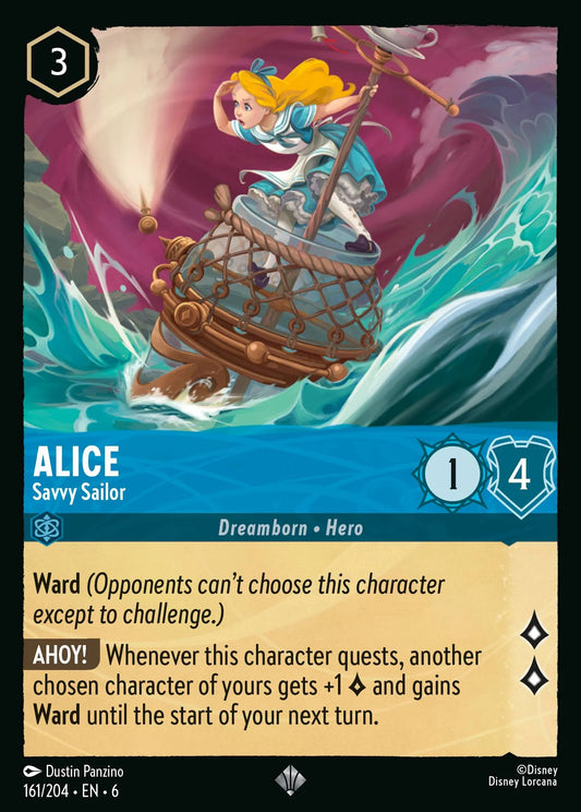 Alice - Savvy Sailor | Azurite Sea #161 (Near Mint) | Disney Lorcana Single Australia (Near Mint)