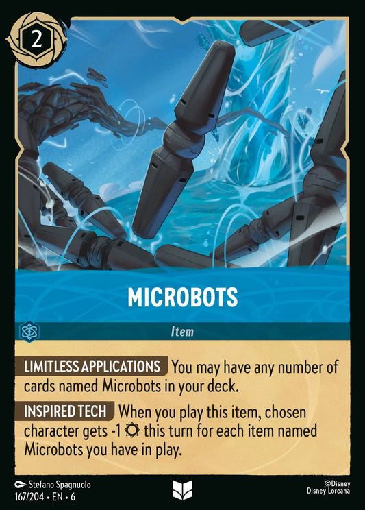 Microbots | Azurite Sea #167 (Near Mint) | Disney Lorcana Single Australia (Near Mint)
