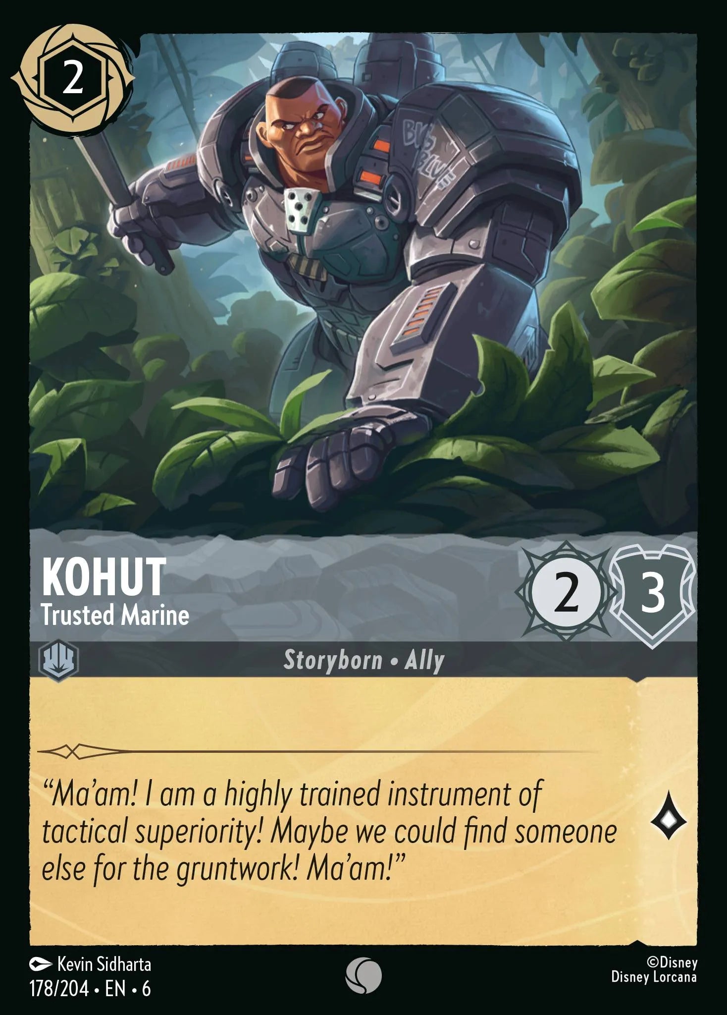 Kohut - Trusted Marine | Azurite Sea #178 (Near Mint Foil) | Disney Lorcana Single Australia (Near Mint)