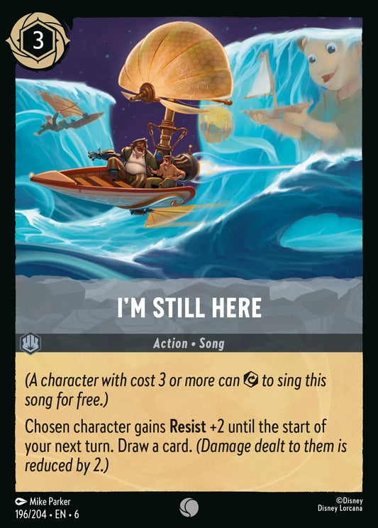 I'm Still Here | Azurite Sea #196 (Near Mint Foil) | Disney Lorcana Single Australia (Near Mint)